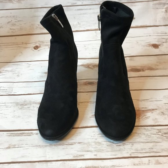 Escarpins Marc Fisher Velours Noir – Talon Bloc 3 Pouces – Taille 9.5 Neuves